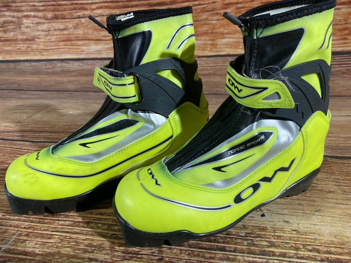 OW Combi Nordic Cross Country Ski Boots Size EU35 1/2 US4 SNS Pilot
