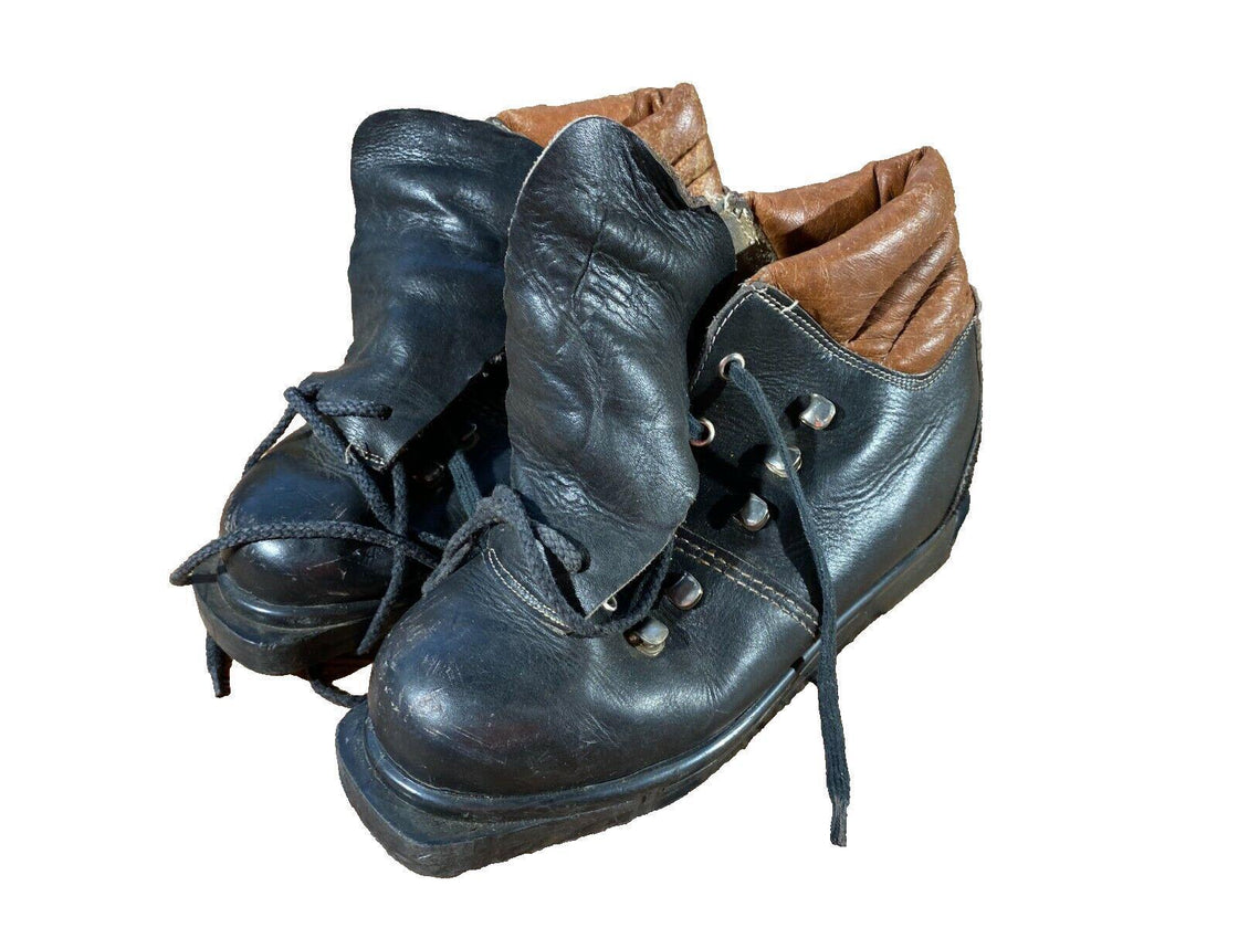 Vintage Alpine Ski Boots Skiing EU38 US5.5 UK5, Mondo 238 Cable Bindings KL156