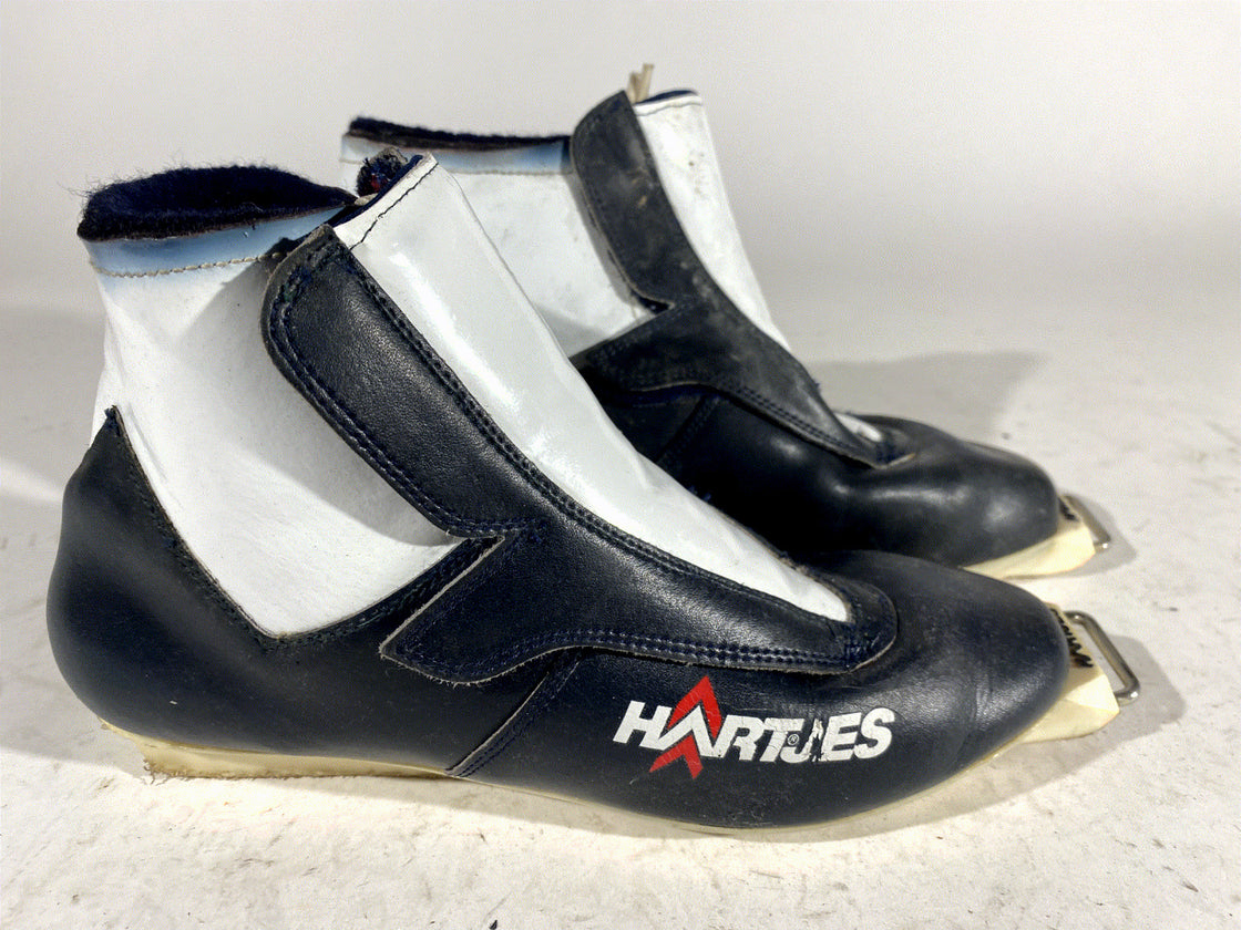 Hartjes Vintage Nordic Cross Country Ski Boots Size EU39 US7 SNS Old Bindings