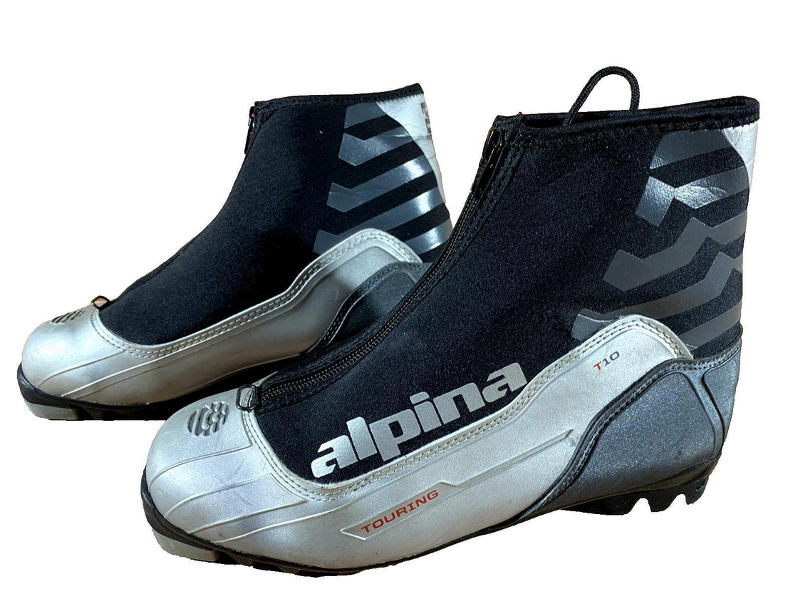 Alpina T10 Nordic Cross Country Ski Boots Size EU40 US7.5 for NNN 931