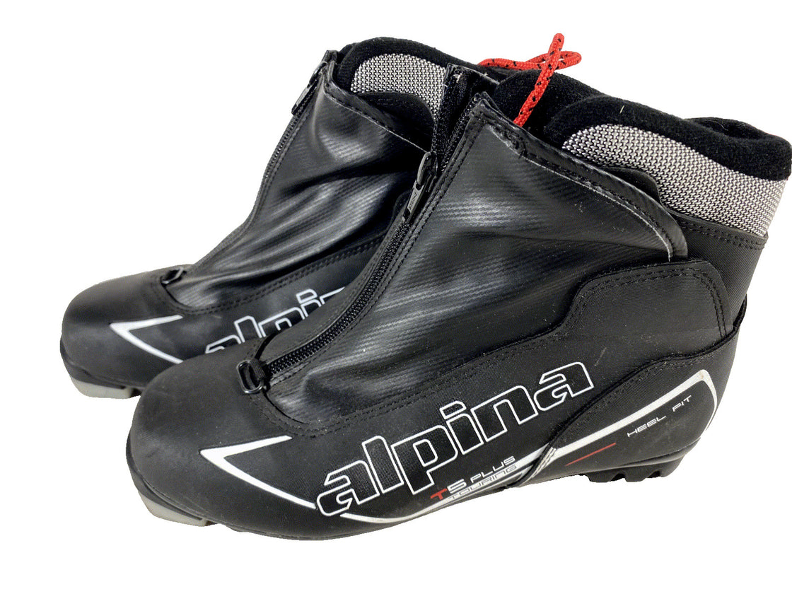 Alpina T5 Plus Nordic Cross Country Classic Ski Boots Size EU39 US7 NNN 204