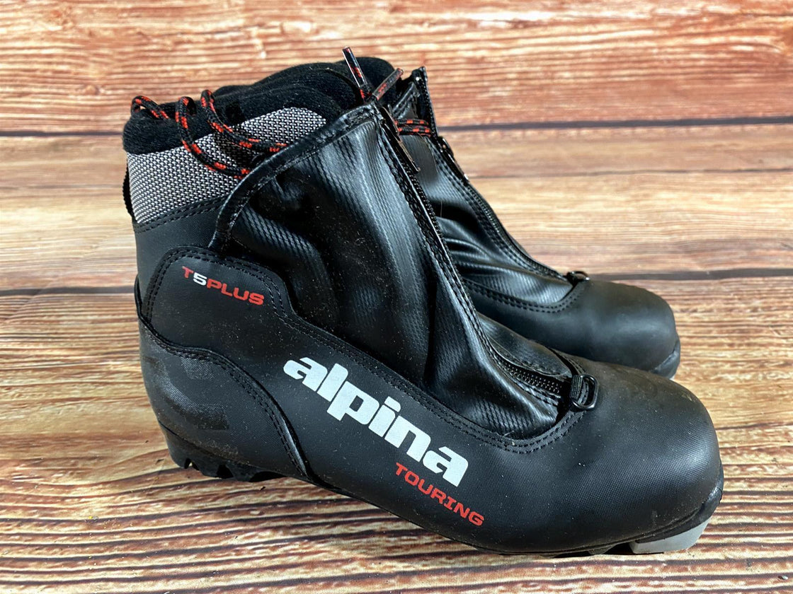 Alpina T5 Plus Nordic Cross Country Ski Boots Size EU38 US6 for NNN 981