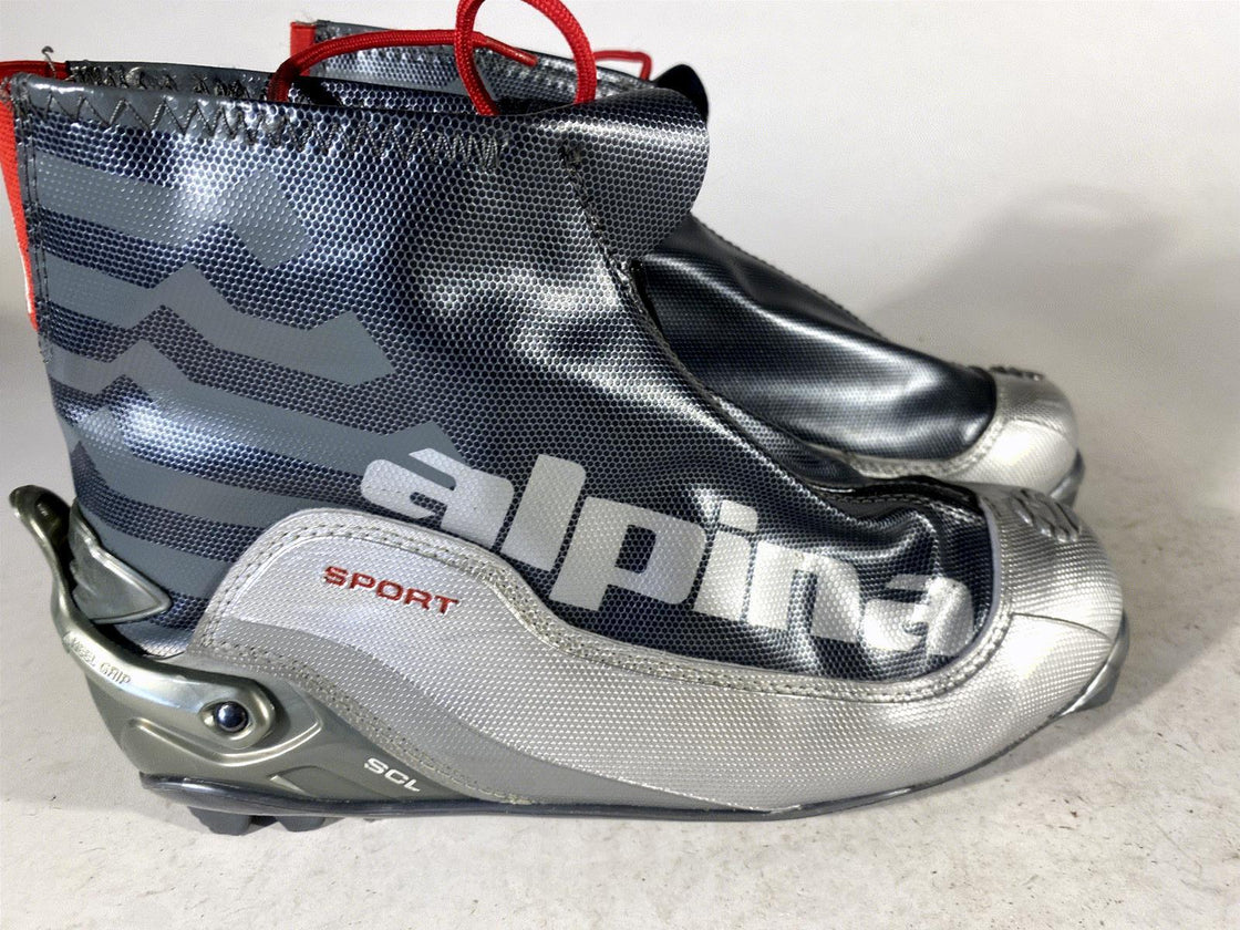 Alpina SCL Nordic Cross Country Ski Boots Size EU41 US8 for NNN 698