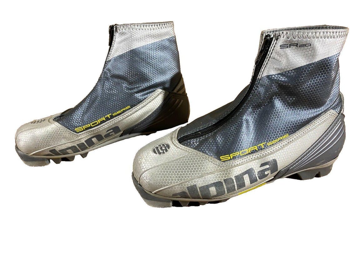 Alpina SR20 Nordic Cross Country Ski Boots Size EU38 US6 for NNN 726