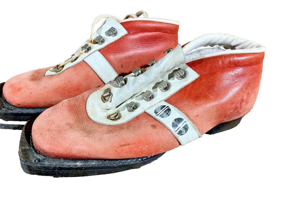 Nordpol Vintage Nordic Norm Cross Country Ski Boots Size EU37 US5.5 NN 75mm