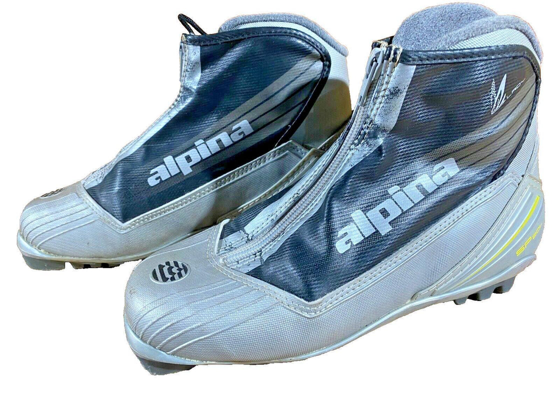 Alpina SP20L Nordic Cross Country Ski Boots Size EU38 US7 for NNN 685