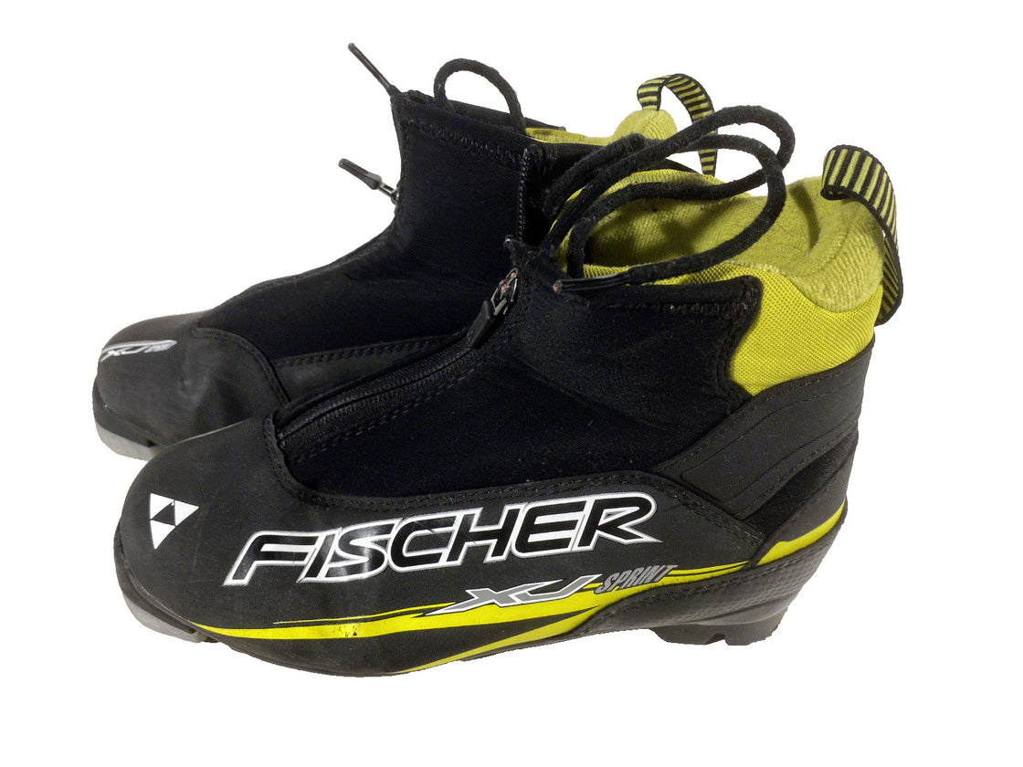Fischer XJ Sprint Classic Nordic Cross Country Ski Boots Size EU37 US5 NNN 454