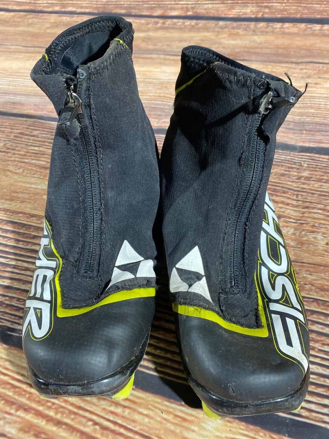 Fischer RCJ Classic Kids Cross Country Ski Boots Size EU36 U4.5 NNN F-582