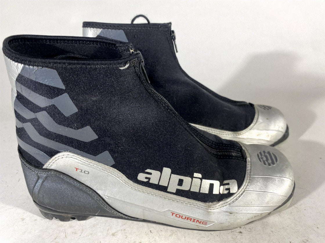 Alpina T10 Nordic Cross Country Ski Boots Size EU42 US9 for NNN