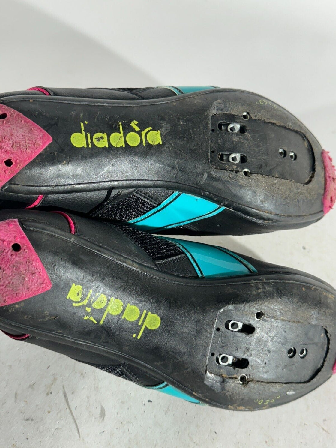 DIADORA Vintage Cycling Road Shoes EU42 US8 UK7 Mondo 260 cs523