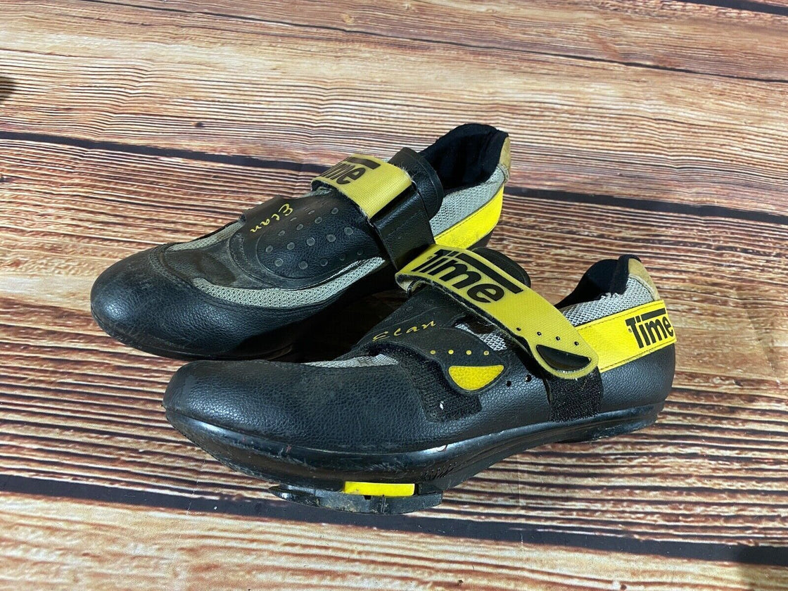 TIME Vintage Road Cycling Shoes Clipless Biking Boots Size EU43 US9 Mondo 270