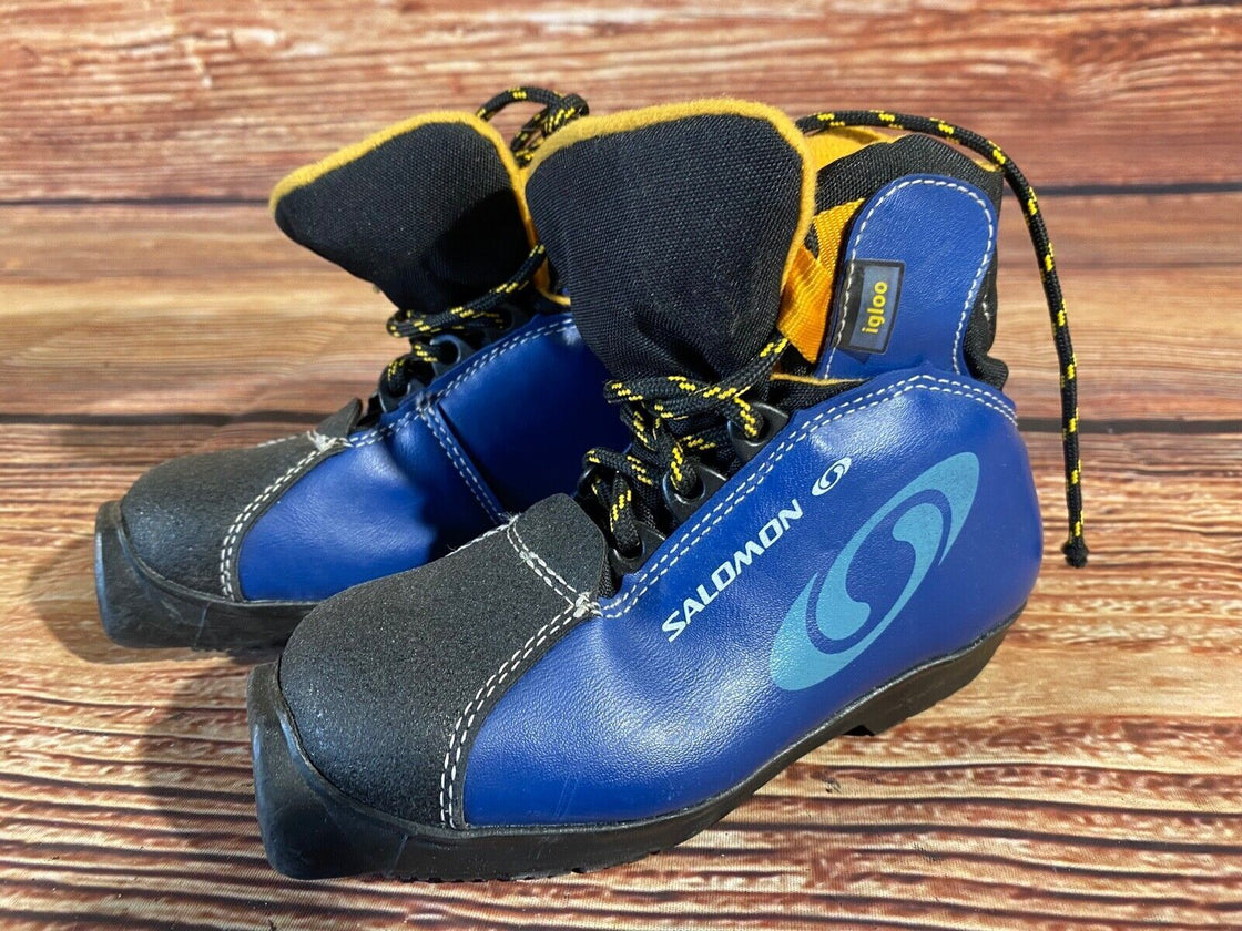 Salomon Igloo Kids Cross Country Ski Boots Size EU29 US11 SNS Profil S84