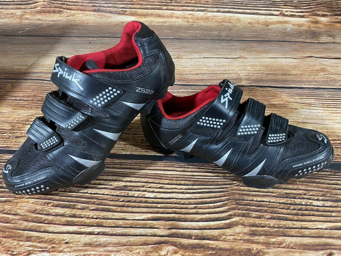 SPIUK Cycling MTB Shoes Mountain Biking Boots Size EU 43 With Cleats