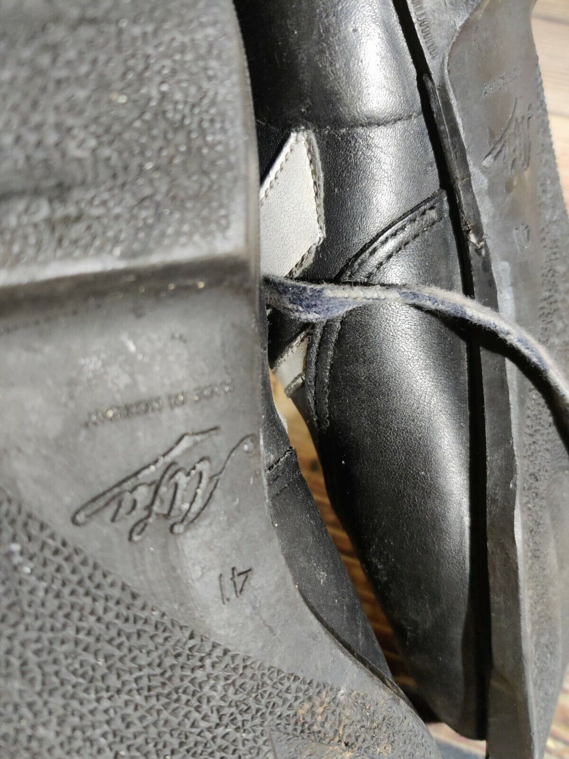 Alfa Vintage Nordic Norm Cross Country Ski Boots Size EU41 US7.5 NN 75mm
