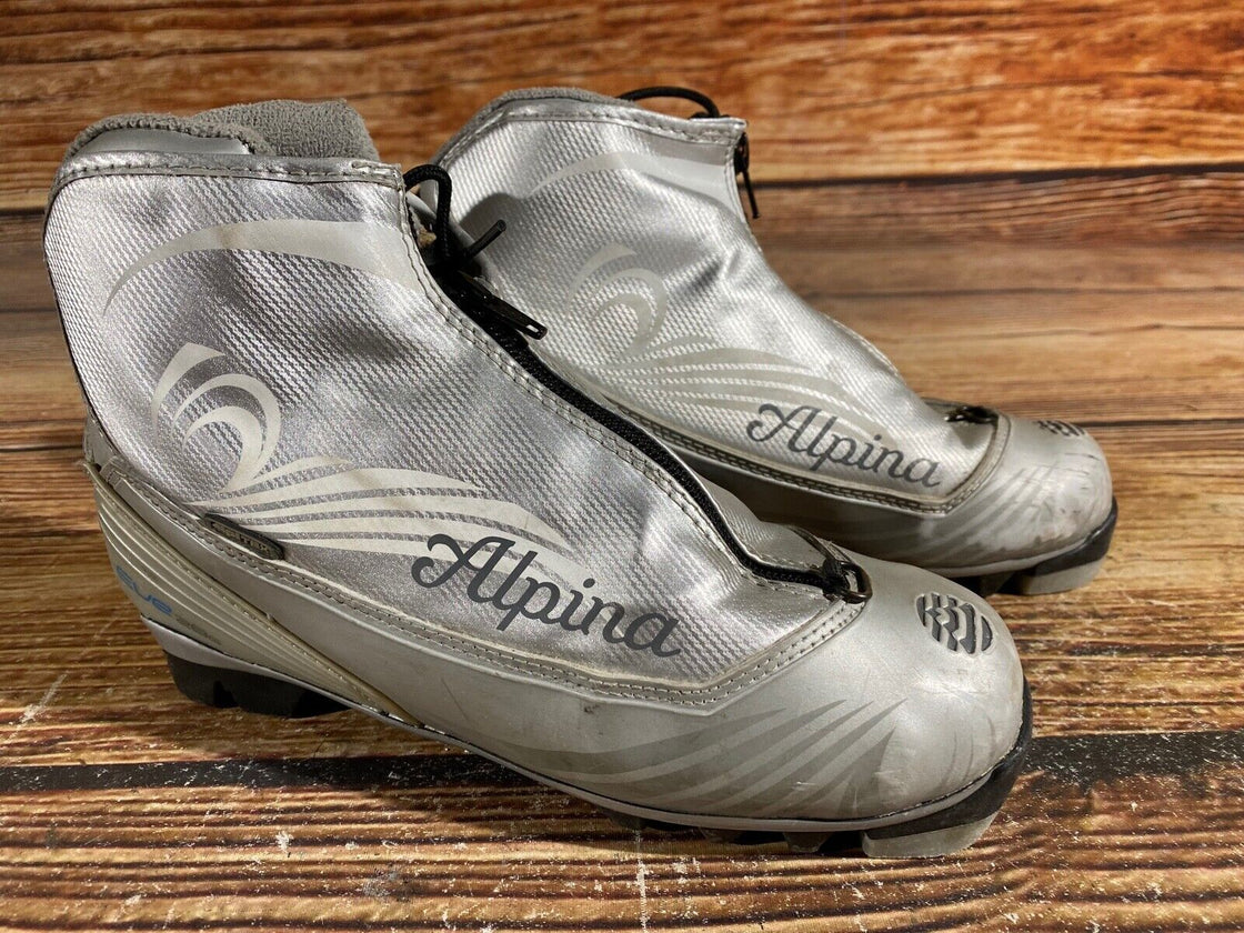 Alpina Eve28G Nordic Cross Country Ski Boots Size EU37 US5.5 for NNN 859