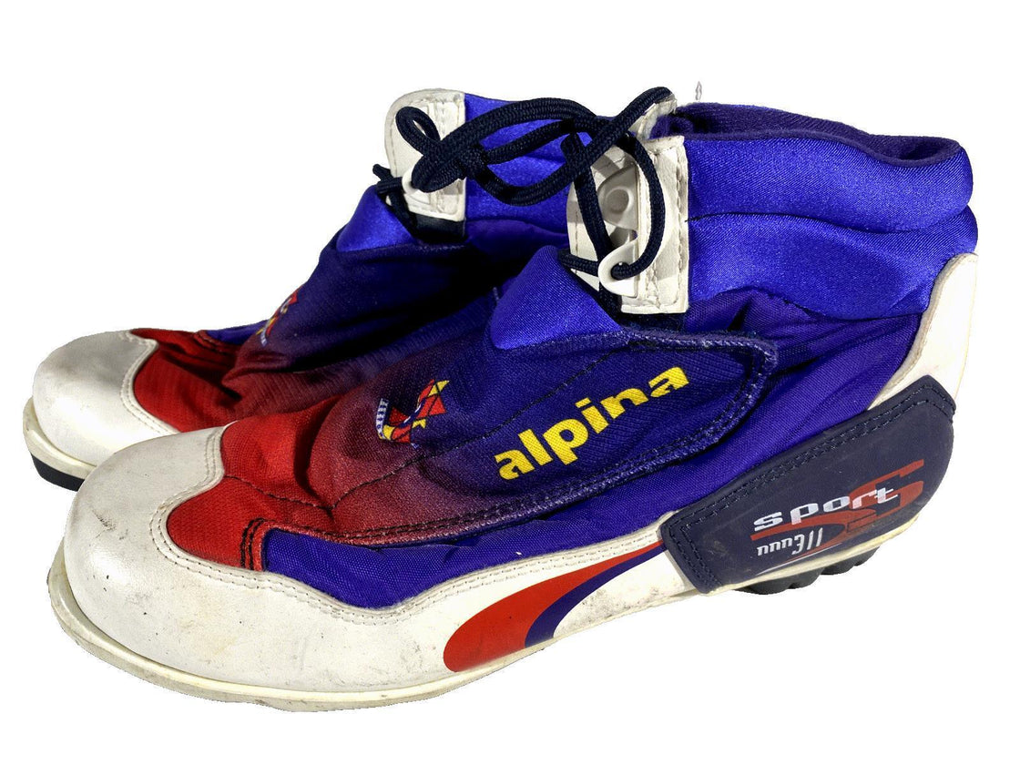 Alpina 311 Plus Nordic Cross Country Ski Boots Size EU42 US9 NNN 640