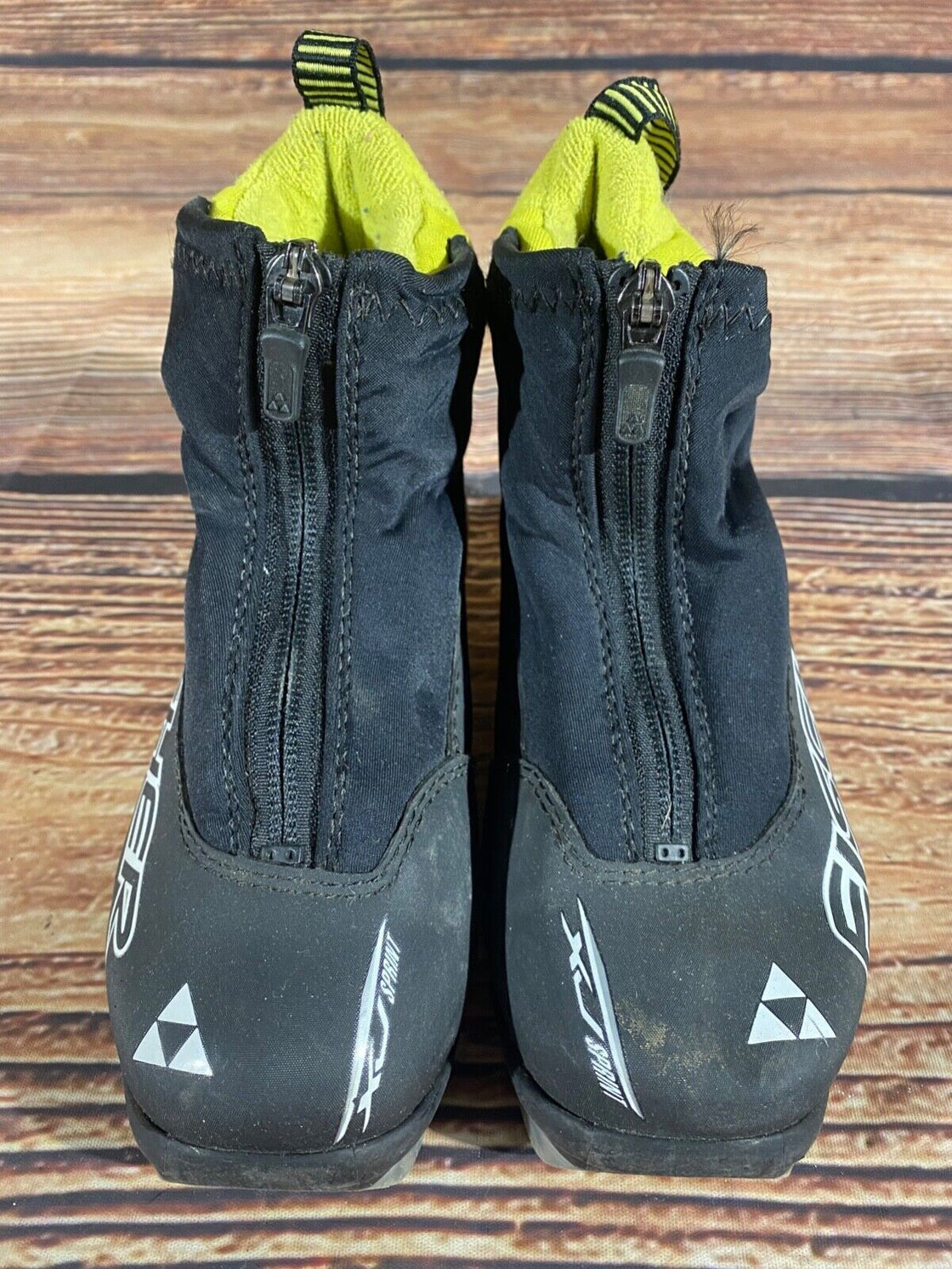 Fischer XJ Sprint Kids Cross Country Ski Boots Size EU31 US12.5 NNN F-485