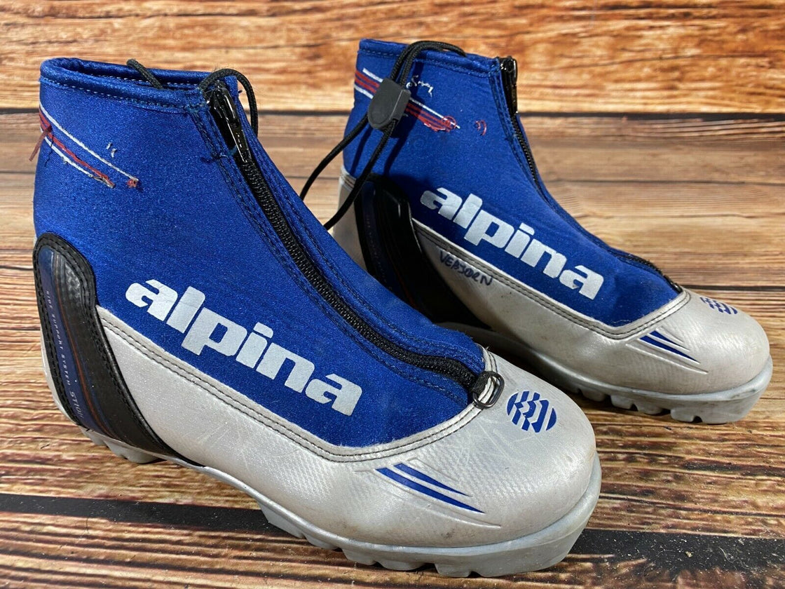 Alpina ST10 JR Nordic Cross Country Ski Boots Size EU35 for NNN bindings 582