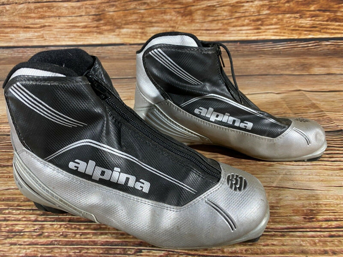 Alpina SP20 Nordic Cross Country Ski Boots Size EU40 US7.5 for NNN bindings 745