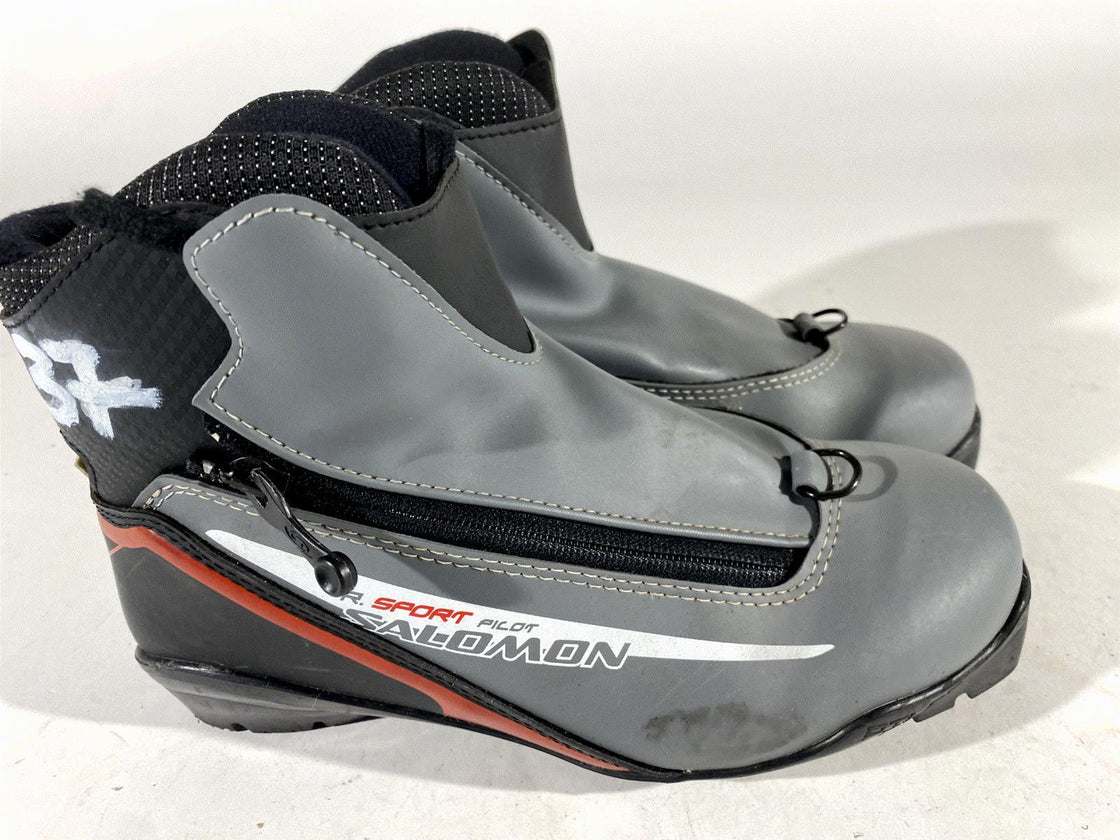 SALOMON R Sport Nordic Cross Country Ski Boots Size EU37 1/3 US5 SNS Pilot