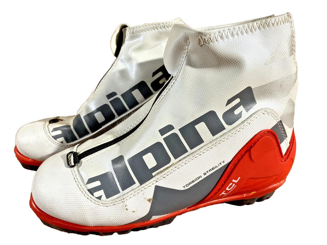 Alpina TCL Nordic Cross Country Ski Boots Size EU38 US6 for NNN 662
