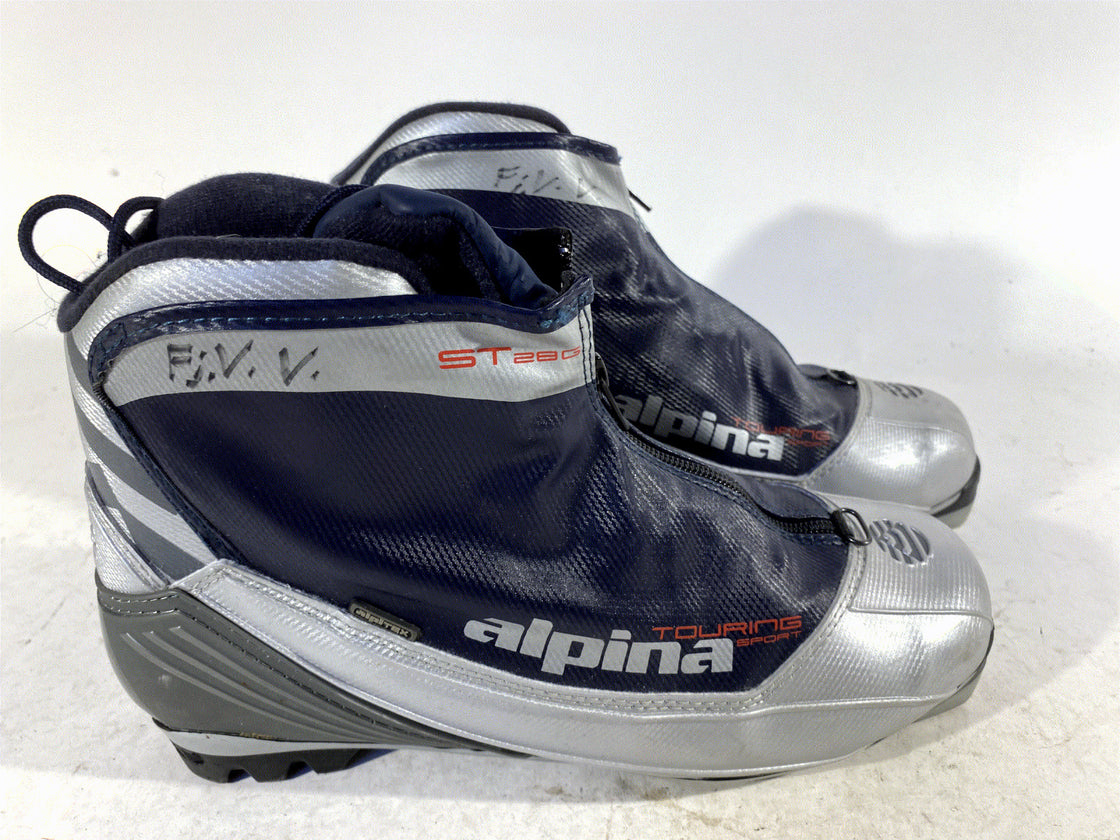 Alpina ST28G Nordic Cross Country Ski Boots Size EU44 US10.5 for NNN 325