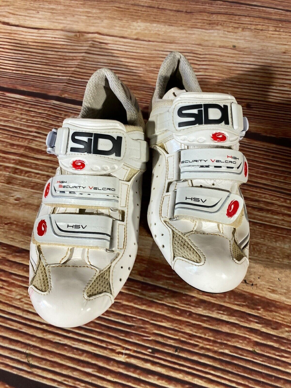 SIDI Carbon Road Cycling Shoes Road Bike 3 Bolts Unisex Size EU39 US6  Mondo 238