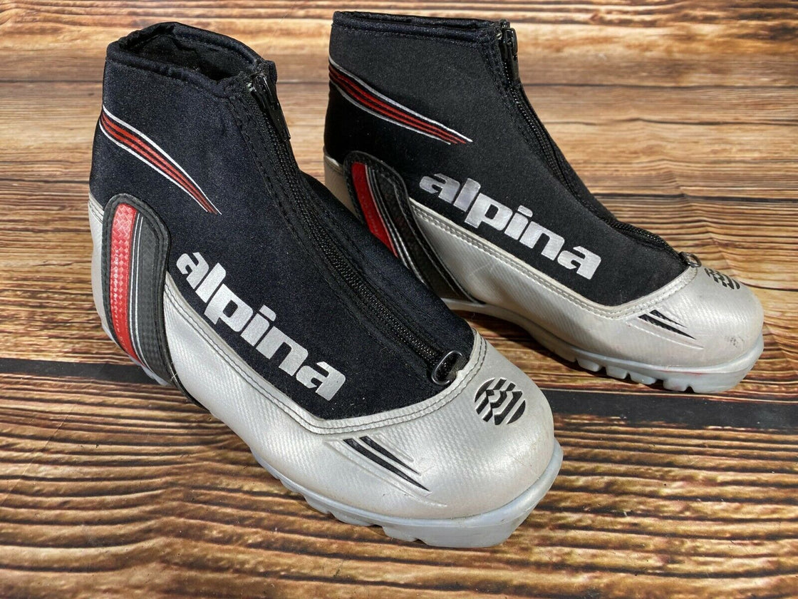 Alpina ST10jr Cross Country Ski Boots Classic Size EU37 US5 NNN Rottefella 928