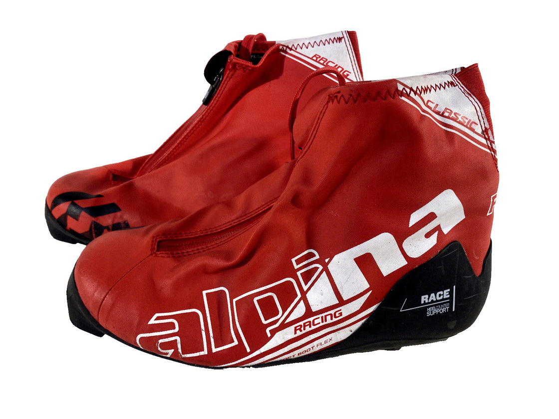 Alpina RCL Classic Nordic Cross Country Ski Boots Size EU39 US7 for NNN 281