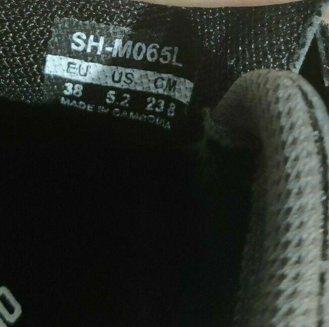 SHIMANO M065 Cycling MTB Shoes Mountain Bike Shoes Size EU38 MTB Shoes