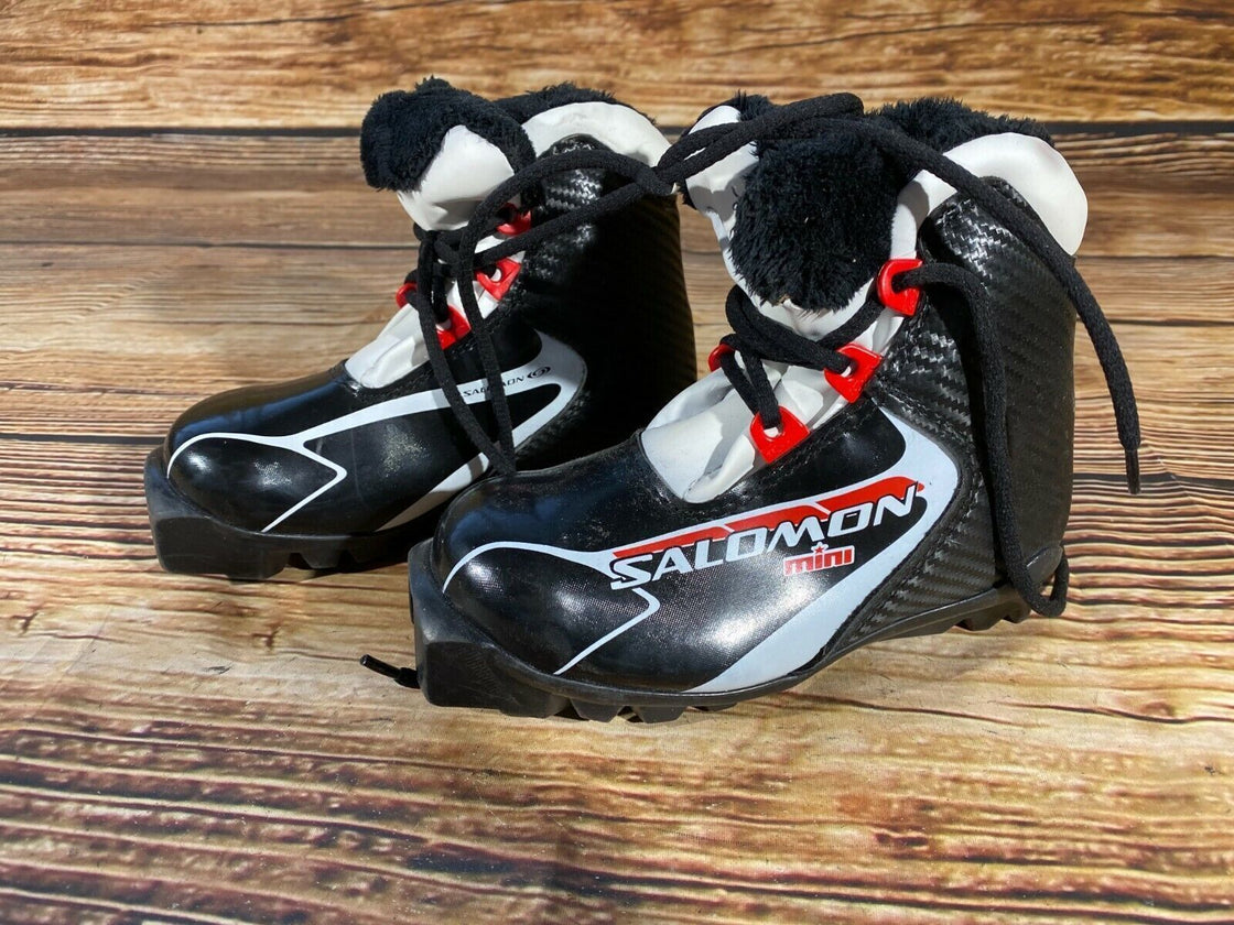 SALOMON Mini Kids Nordic Cross Country Ski Boots Size EU29 US11 SNS profile