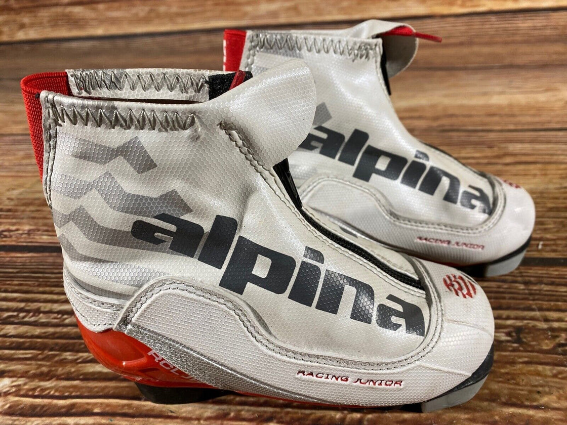 Alpina RCL Jr Kids Nordic Cross Country Ski Boots Size EU27 US9.5 NNN A-667