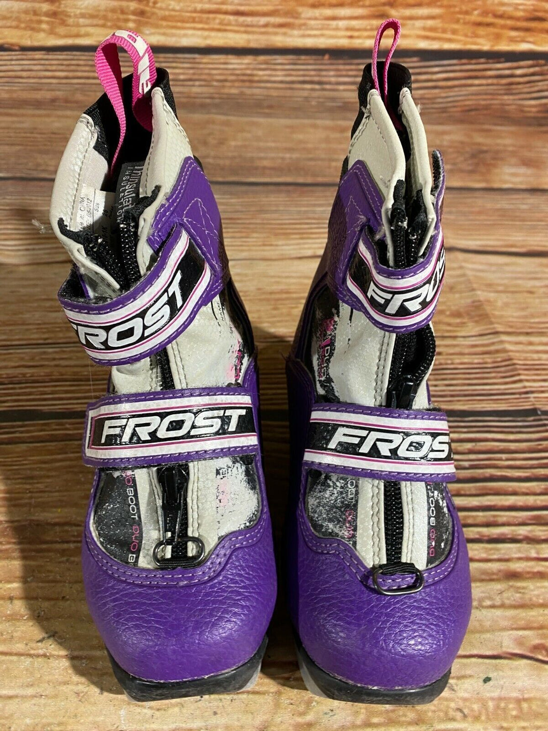 Alpina Frost Kids Nordic Cross Country Ski Boots Size EU26 US9 for NNN A-153