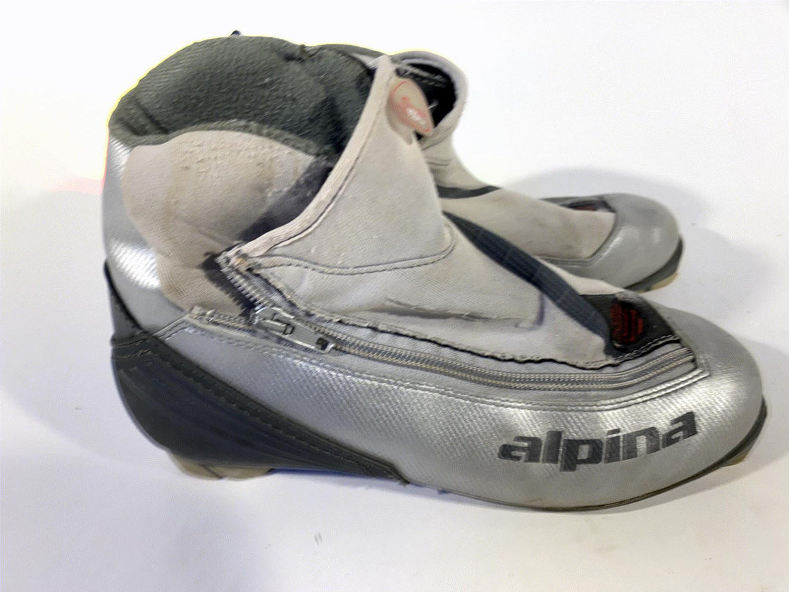 Alpina SP15L Nordic Cross Country Classic Ski Boots Size EU38 US6 NNN binding 14