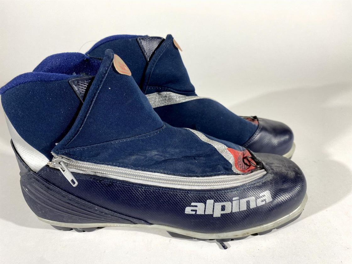 Alpina ST11 Nordic Cross Country Ski Boots Size EU44 US10.5 NNN