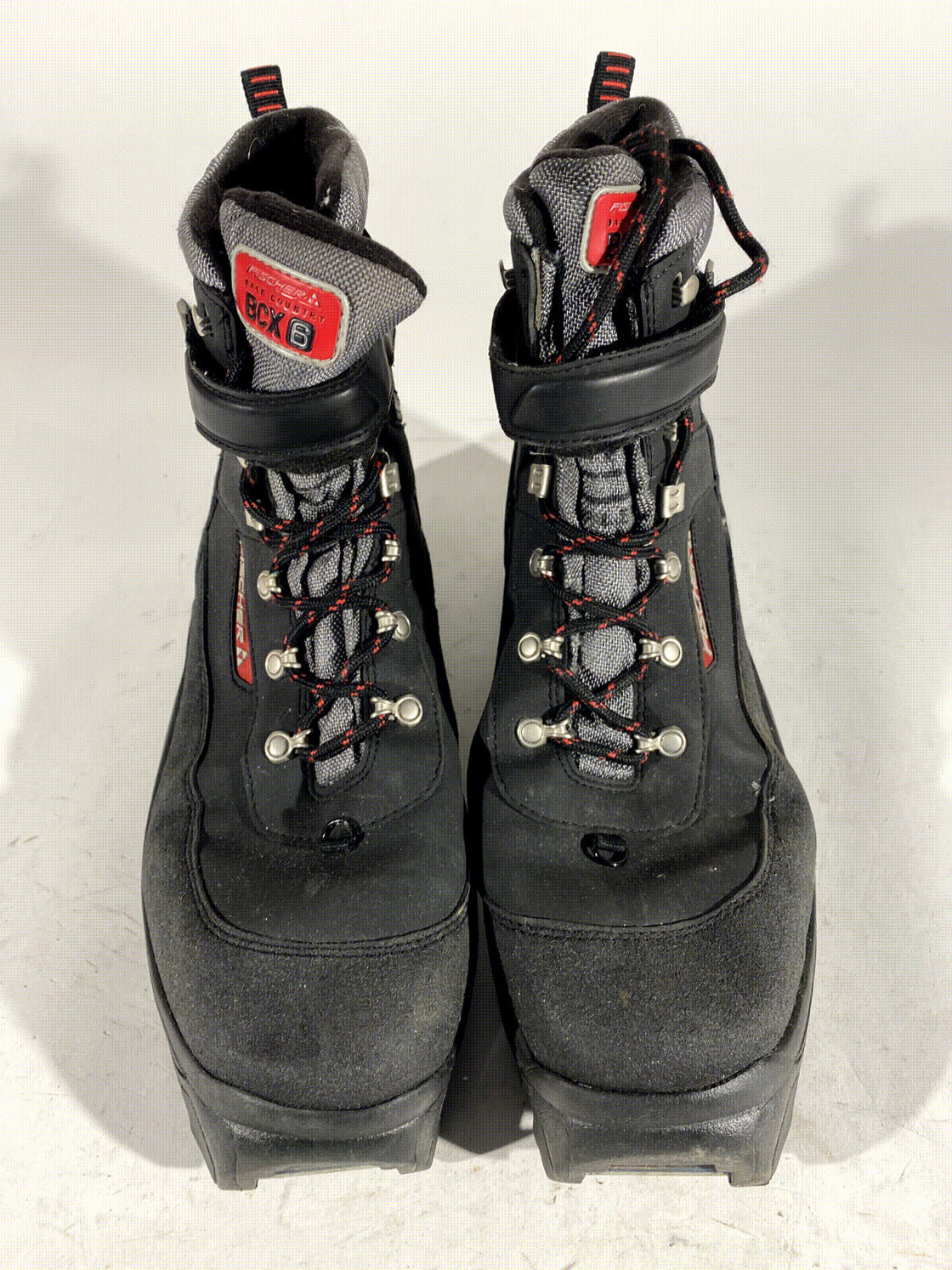 Fischer BCX6 Back Country Nordic Ski Boots Size EU48 US13 X-Adventure binding