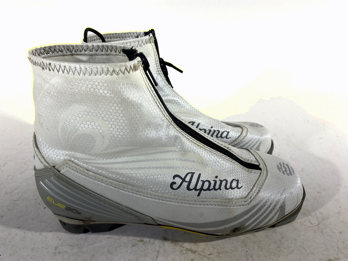 Alpina Eve20s Nordic Cross Country Classic Ski Boots Size EU37 US5 NNN 246