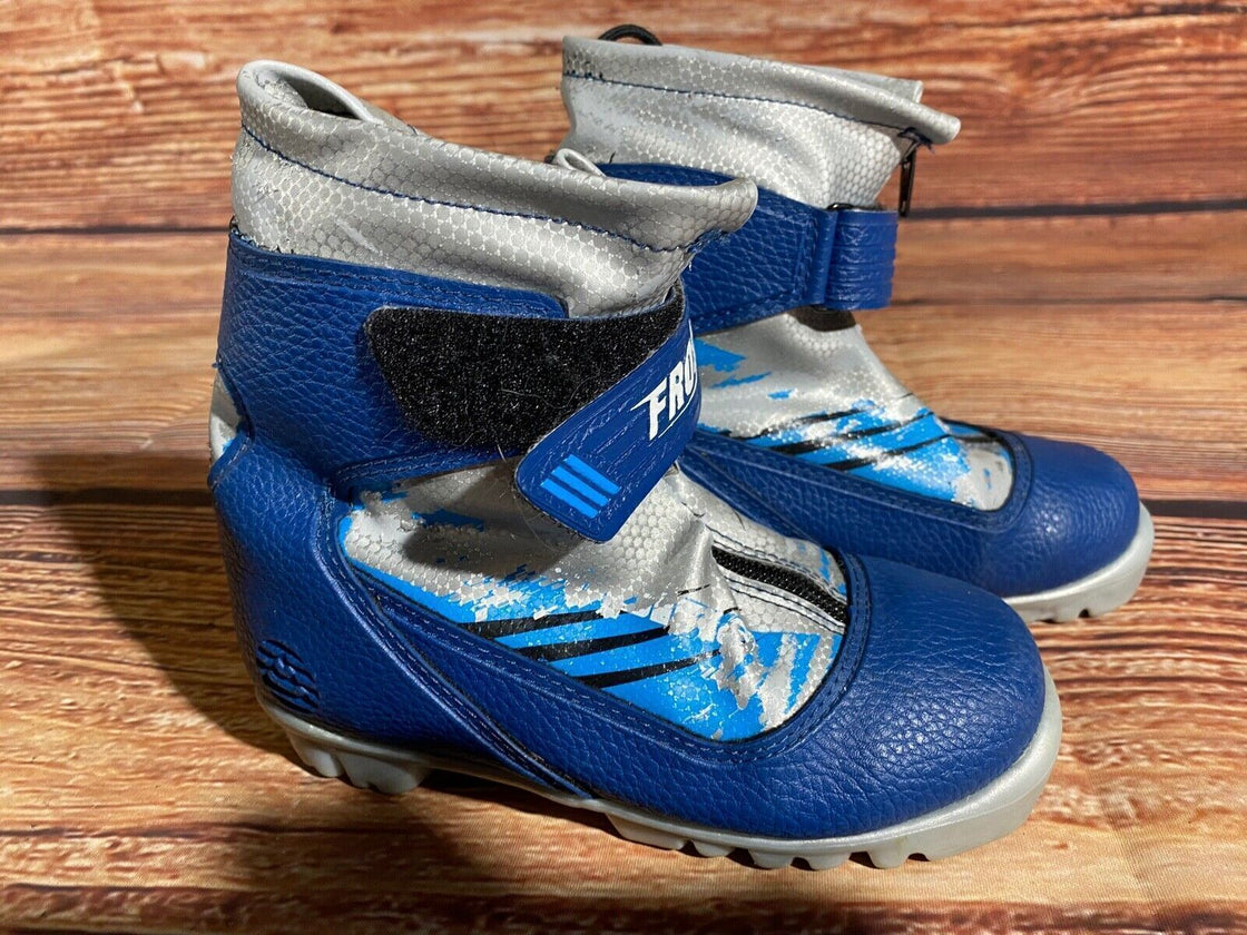Alpina Frost Kids Nordic Cross Country Ski Boots Size EU30 US12 NNN A-1343