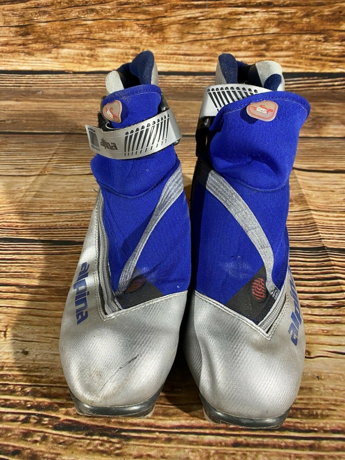 Alpina SP25 Nordic Cross Country Ski Boots Size EU44 US10.5 NNN bindings
