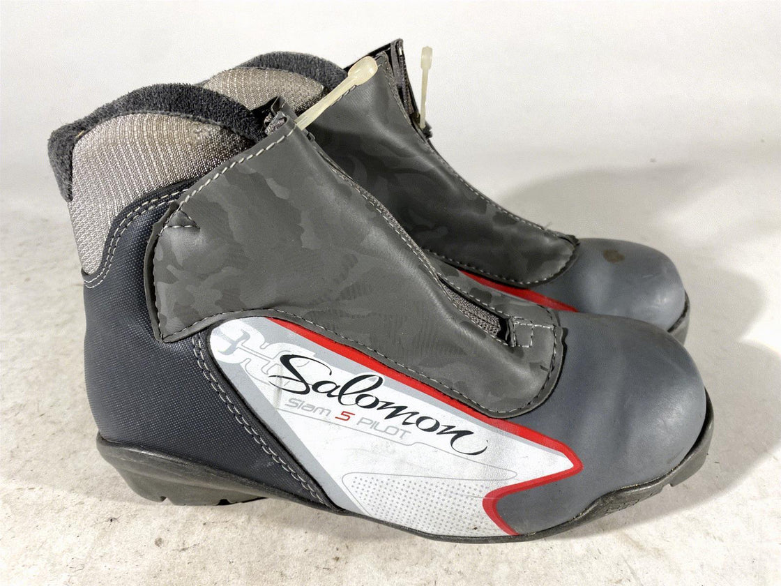 SALOMON Siam 5 Nordic Cross Country Ski Boots Size EU36 2/3 US5.5 SNS Pilot