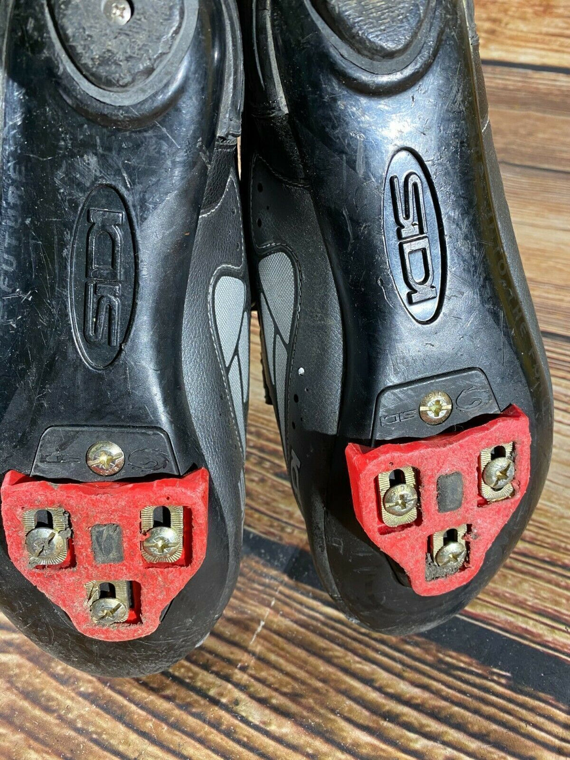 SIDI Vintage Road Cycling Shoes Clipless Biking Boots Size EU46 US10.5 +Cleats