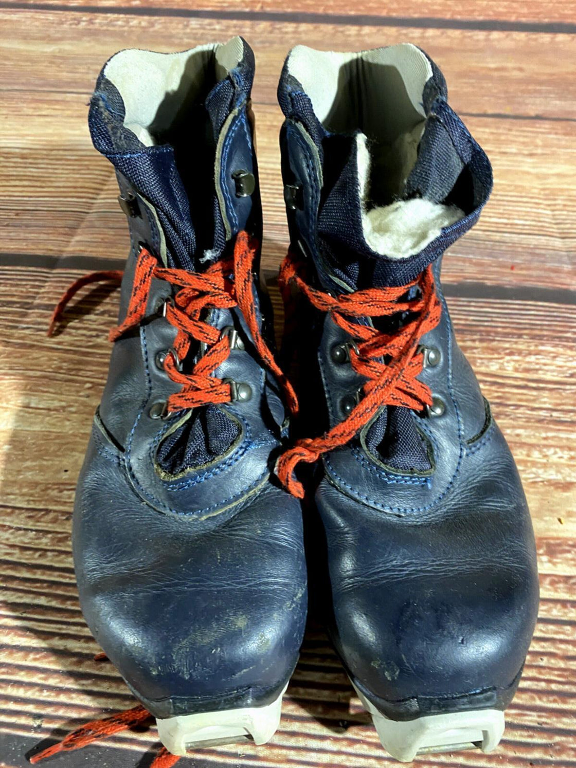Salomon Leather Nordic Cross Country Ski Boots Size EU43 US9.5 SNS Profil