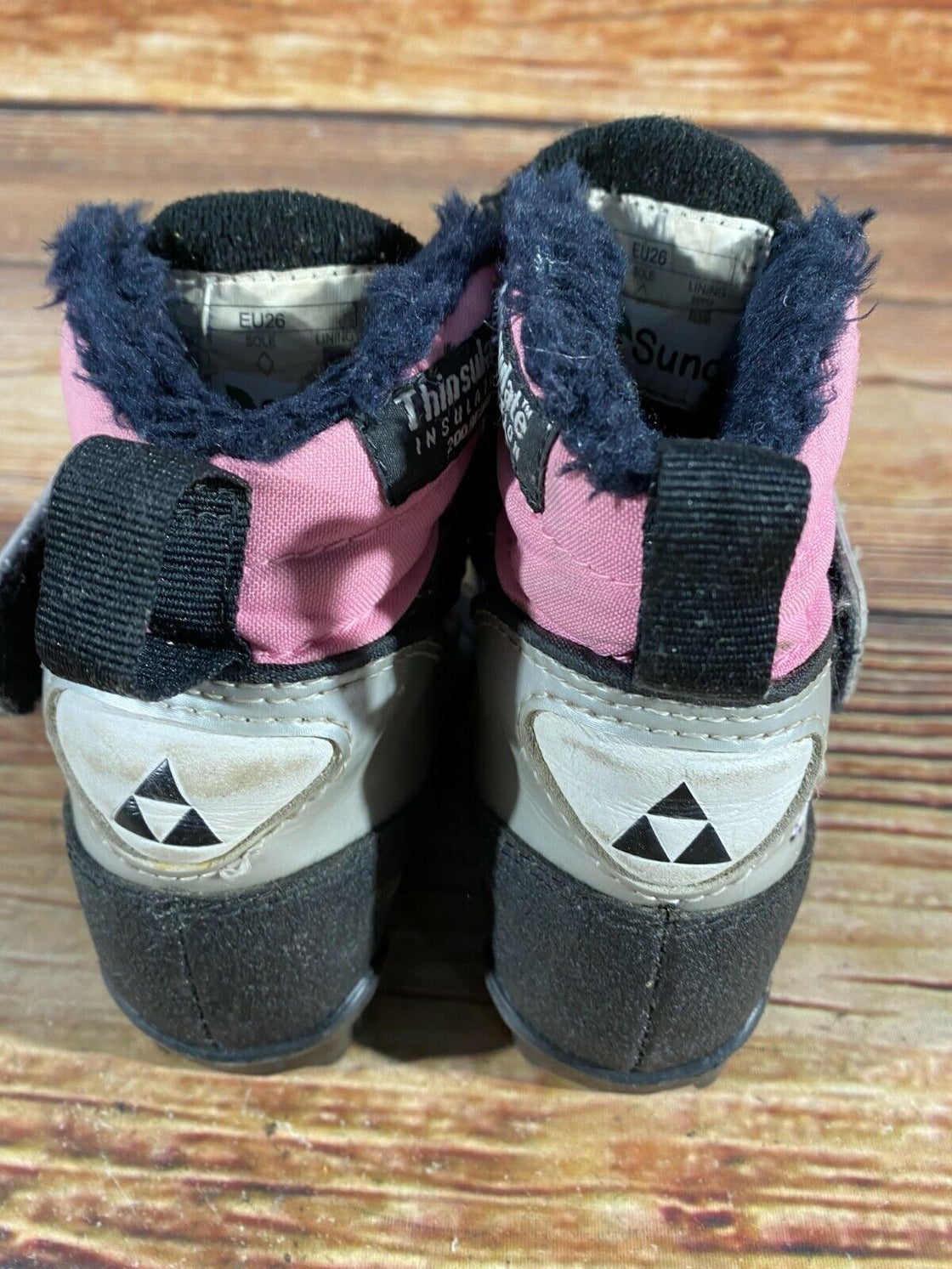 Fischer Snow Star Kids Nordic Cross Country Ski Boots Size EU26 NNN F-13