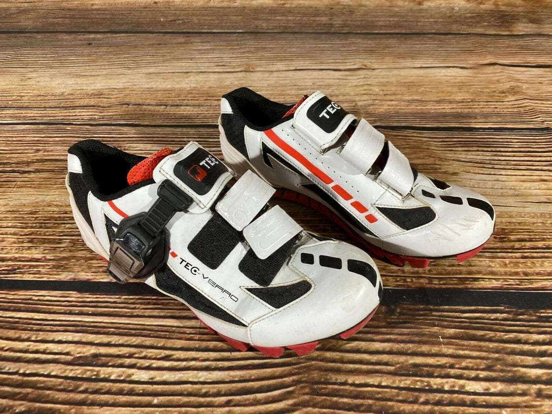 TEC VERRO Cycling MTB Shoes Mountain Biking Boots Size EU 39 with SPD Cleats