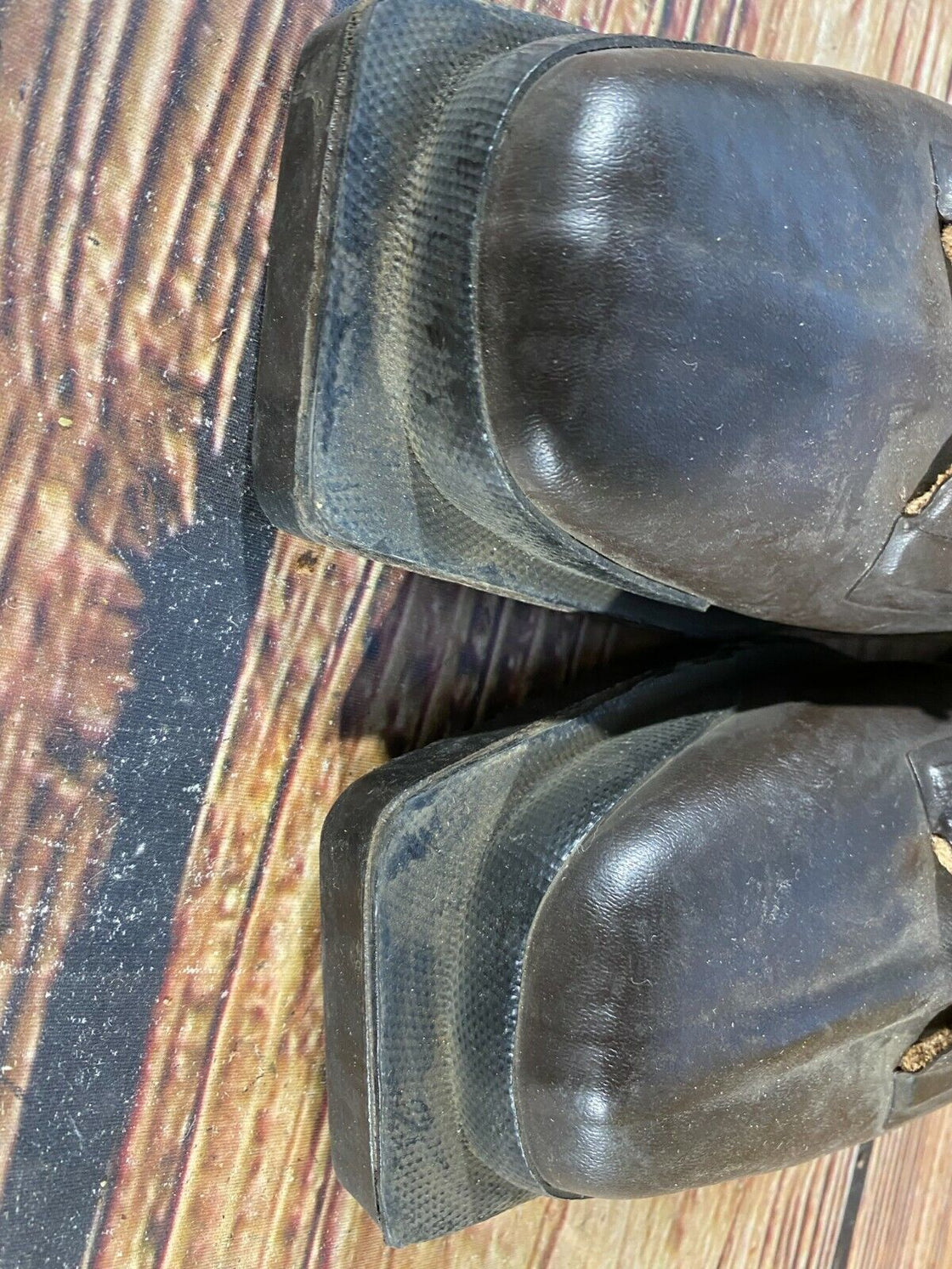 VIKING Vintage Cross Country Ski Boots for Kandahar Old Cable Binding EU42 US8.5