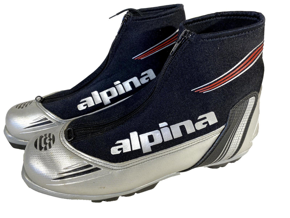 Alpina ST10 Nordic Cross Country Ski Boots Size EU42 US9 for NNN 854