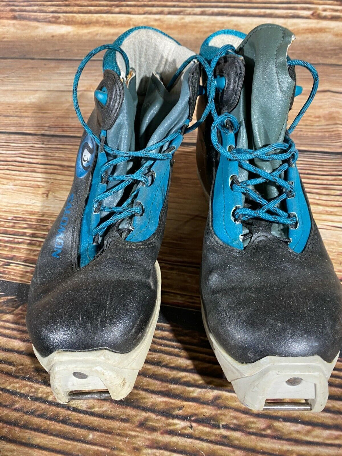 SALOMON V3 Nordic Cross Country Ski Boots Size EU40 US7.5 SNS profil