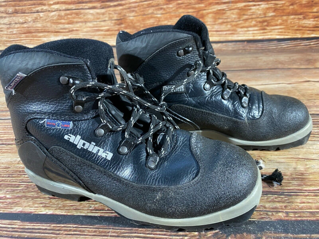 Alpina Alpitex Nordic Cross Country Ski Boots Size EU40 US7.5 NNN BC