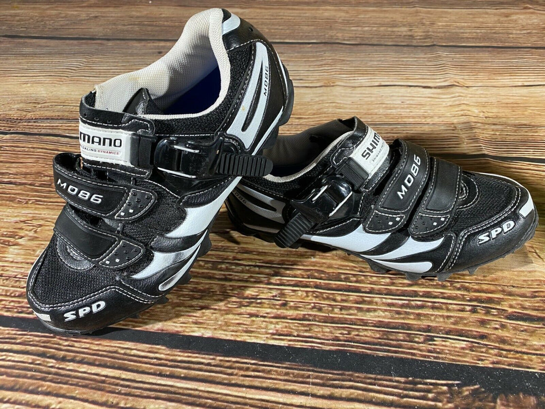 SHIMANO M086 Cycling MTB Shoes Mountain Biking Boots Size EU 38 with SPD Cleats