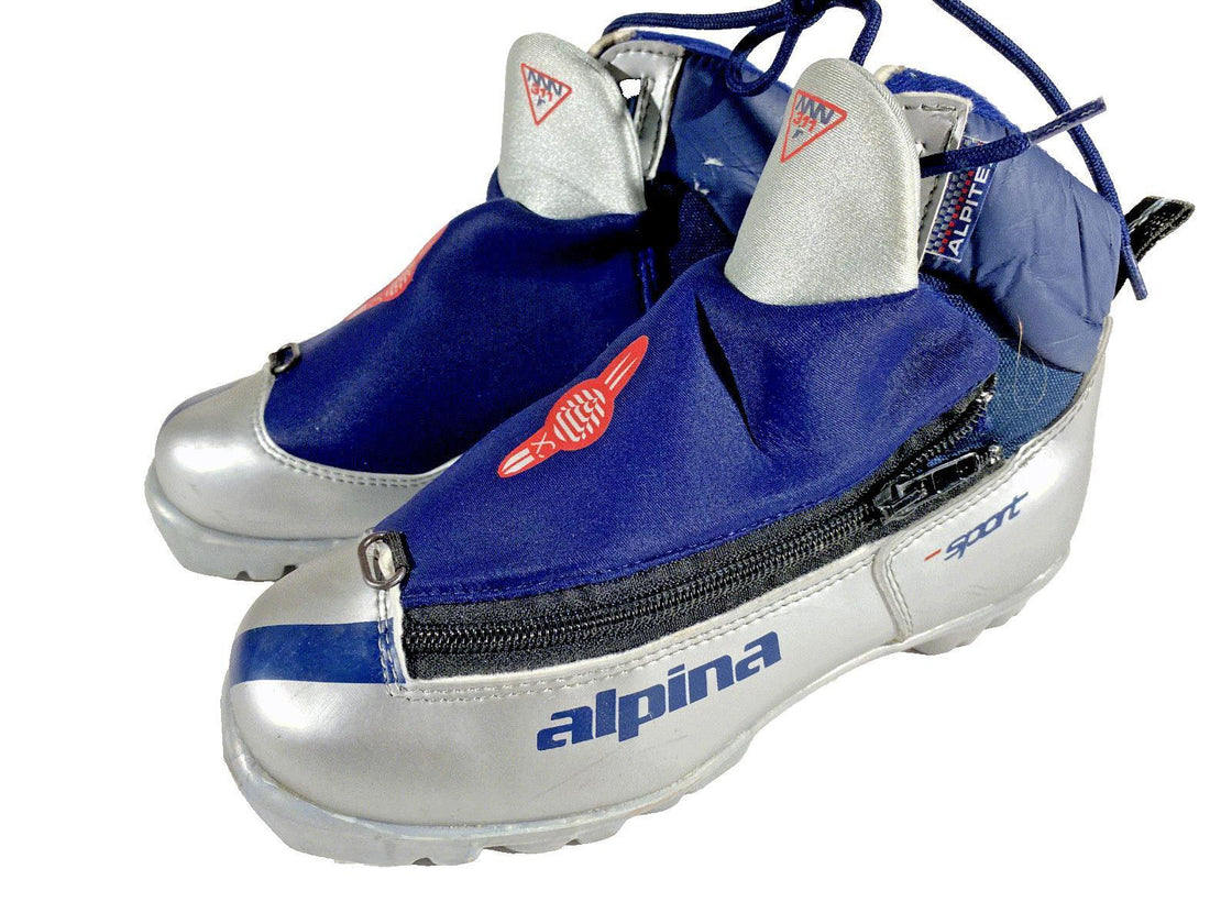 Alpina 311 Nordic Cross Country Ski Boots Size EU35 US3.5 NNN 823